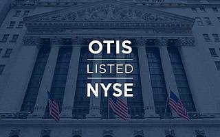 奥的斯在纽约证券交易所挂牌上市