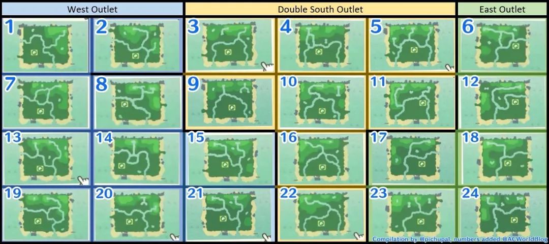动森的初始地图应该怎么选择?
