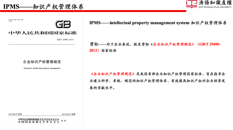知识产权贯标（IPMS—知识产权管理体系）