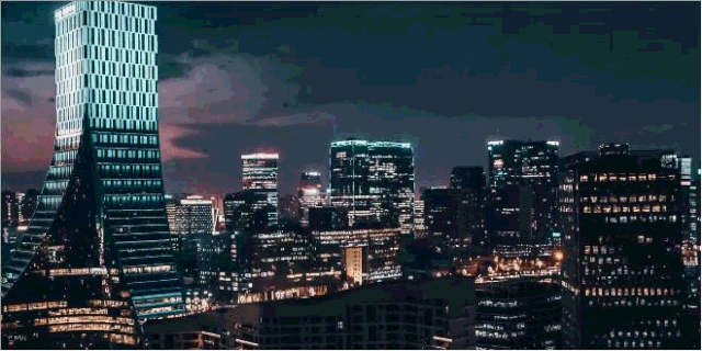 成都高新夜景航拍,你曾在这里挥洒过青春吗?