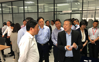 江苏省领导来常州综保区调研挂钩联系的瑞声科技光学摄像头模组项目