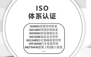 ISO体系认证