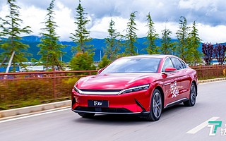 3.9秒破百还能在线吃鸡，比亚迪汉EV深度试驾 | 钛度实验室