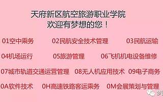 2020年天府新区航空旅游职业学院招生简章(R)