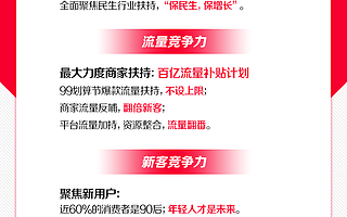 聚划算99划算节全面升级“补贴+流量”双百亿加持