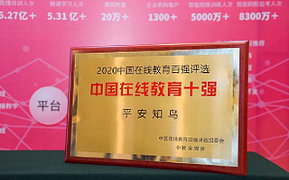 荣膺2020中国在线教育十强，平安知鸟再获行业高度认可