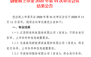 創業板第44次審議3過2：網進科技被否 股權轉讓存疑