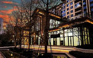 中海水街-天府新区夜晚的一颗明星