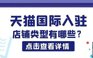 知舟集团：天猫国际入驻，六大店铺类型可供选择