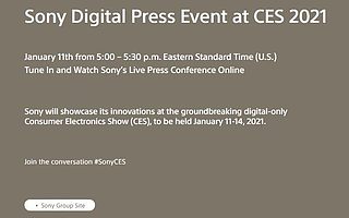 CES 2021将采用全数字化形式，索尼公布在线发布平台