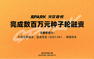 音乐版权服务公司火花音悦完成数百万种子轮融资