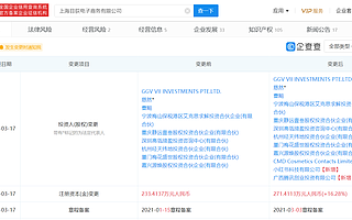小红书、腾讯关联公司入股上海目荻电子商务有限公司