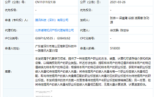 騰訊公開“挖掘用戶職業(yè)方法”相關(guān)專利，屬機(jī)器學(xué)習(xí)領(lǐng)域