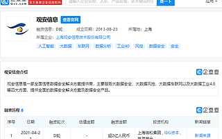 全面信息數據安全解決方案提供商“觀安信息”完成超2億D輪融資