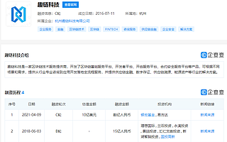 區塊鏈企業趣鏈科技獲C輪融資，易方達資本領投