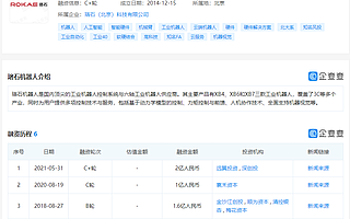 轻型机器人企业“珞石机器人”完成2亿元C+轮融资