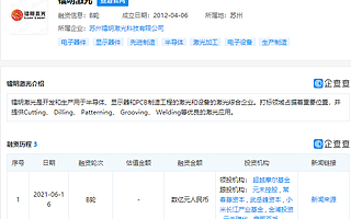 小米再度投资激光综合企业“镭明激光”