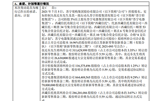 蘇寧易購：張近東方已向新新零售基金二期轉(zhuǎn)讓6.67%股份