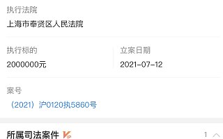 傲梦编程关联公司被强制执行200万元