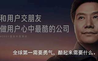 雷军许愿，比全球第一更难的是酷