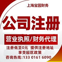 上海公司注册 公司注册流程及费用 提供注册地址 享受园区政策-宝园财务