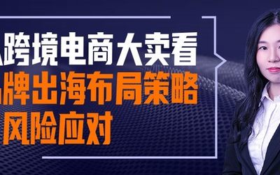直播报名 | 从跨境电商大卖看品牌出海布局策略与风险应对