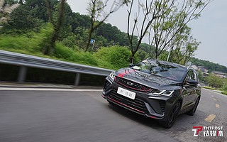 四出真實排氣運動氣息拉滿，吉利新繽越SUV試駕