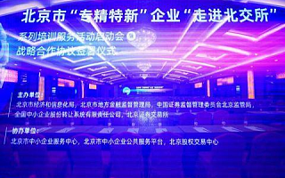 北京市经信局：200多家“专精特新”企业纳入拟上市培育名单