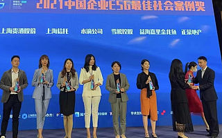 水滴公司获选财联社2021中国企业ESG最佳社会案例奖