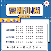 深圳市高新补贴、专精特新申报一站式服务