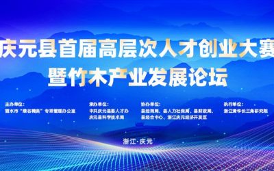 庆元县首届高层次人才创业大赛暨竹木产业发展论坛