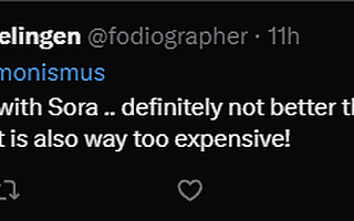 Sora發(fā)布即“翻車”，被國外用戶指不如可靈、海螺AI