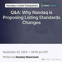 门槛提高 5 倍！纳斯达克新规定向拦截中国公司IPO