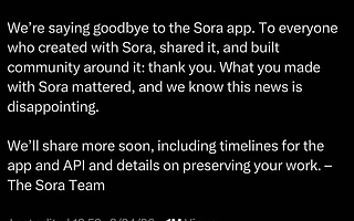 一周停仨!Sora下线后, OpenAI又砍掉成人和ChatGPT结账项目