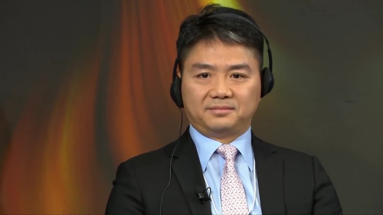 2018达沃斯论坛[京东刘强东]