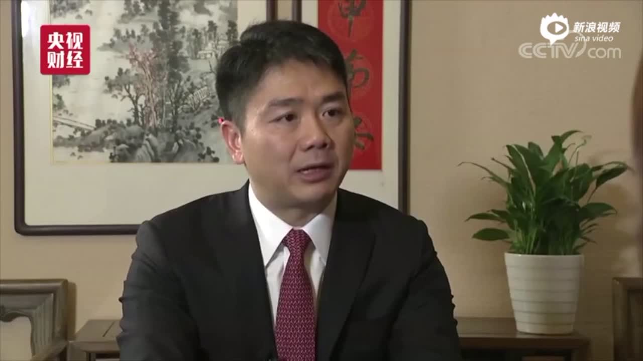2017乌镇互联网大会央视采访刘强东是否已经进入持续盈利的通道了