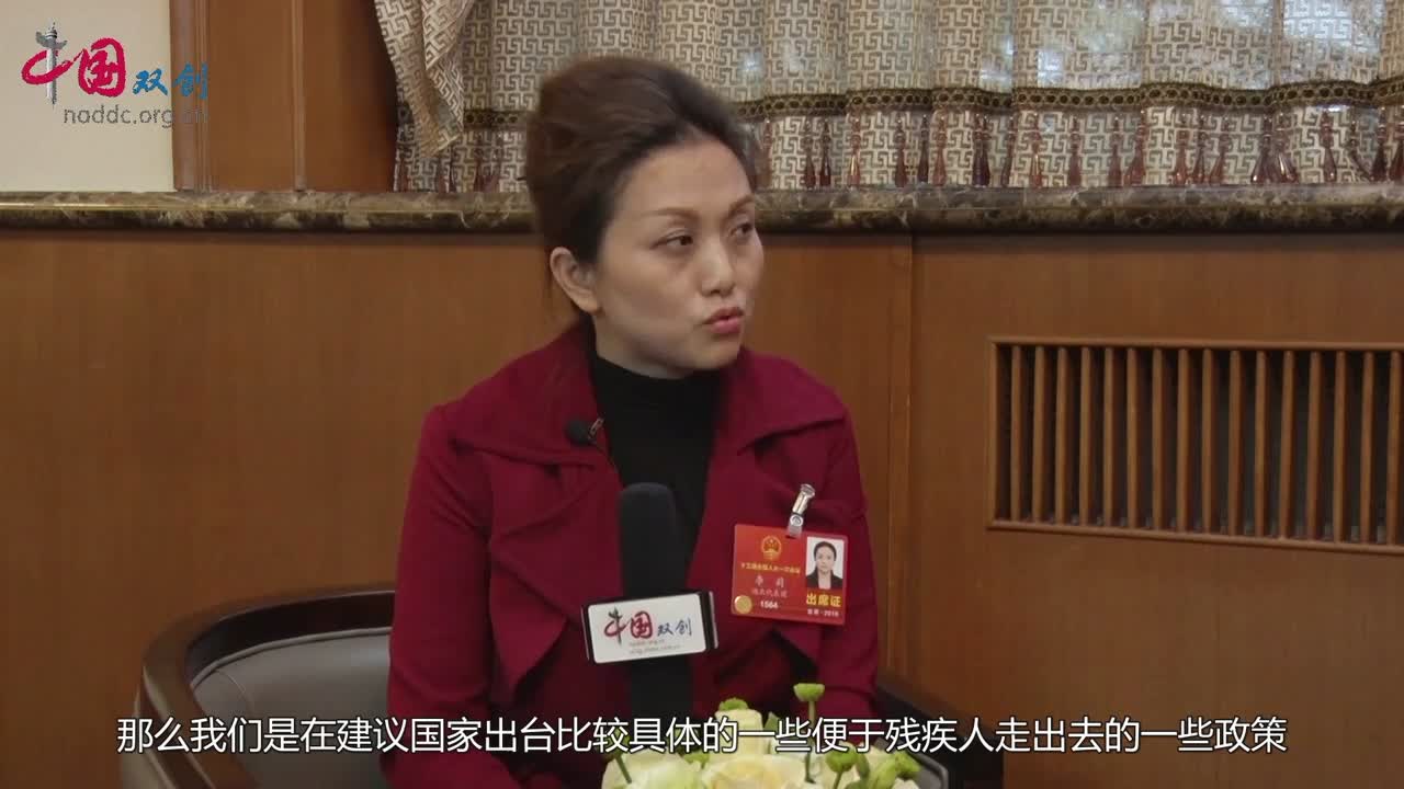 李莉在今年的提案中对残疾人创新创业有什么建议