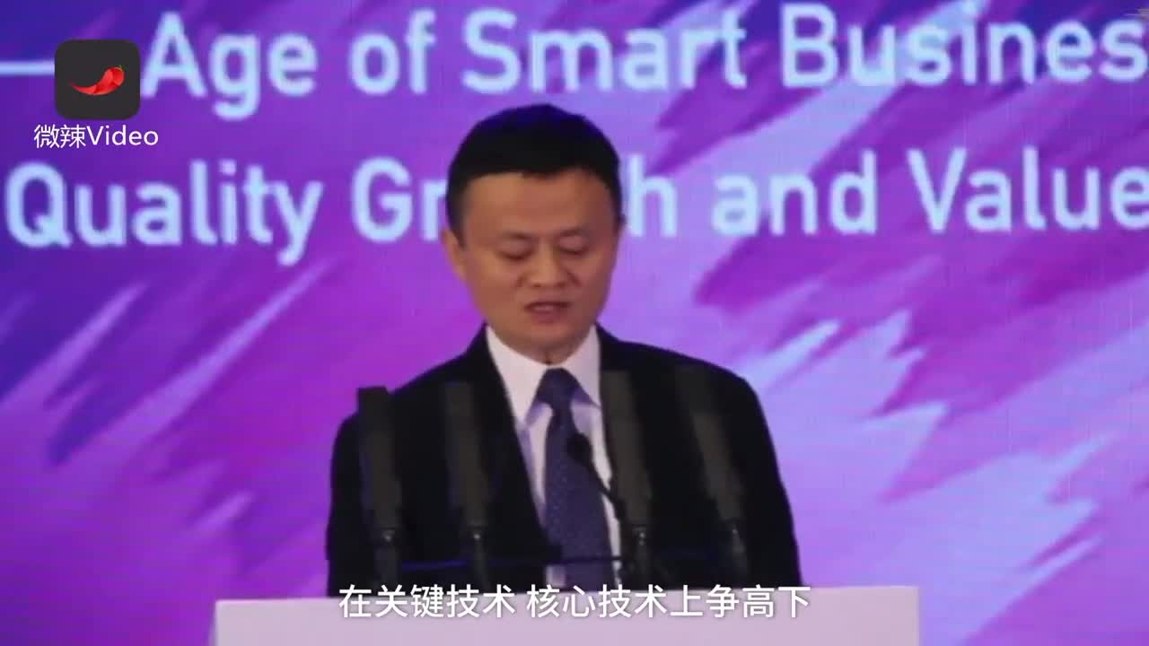 马云：有未来观的企业不会去争流量
