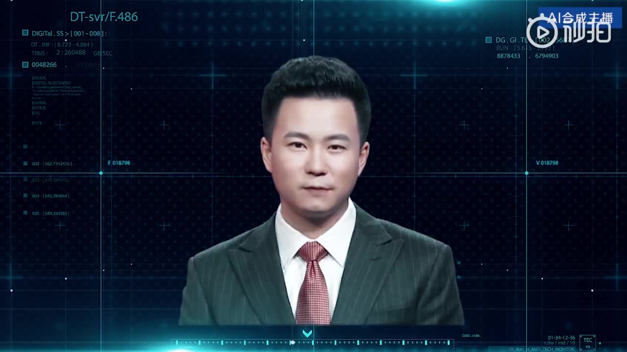 全球首个“AI合成主播”在新华社上岗